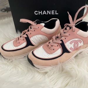 Chanel sneakers pink